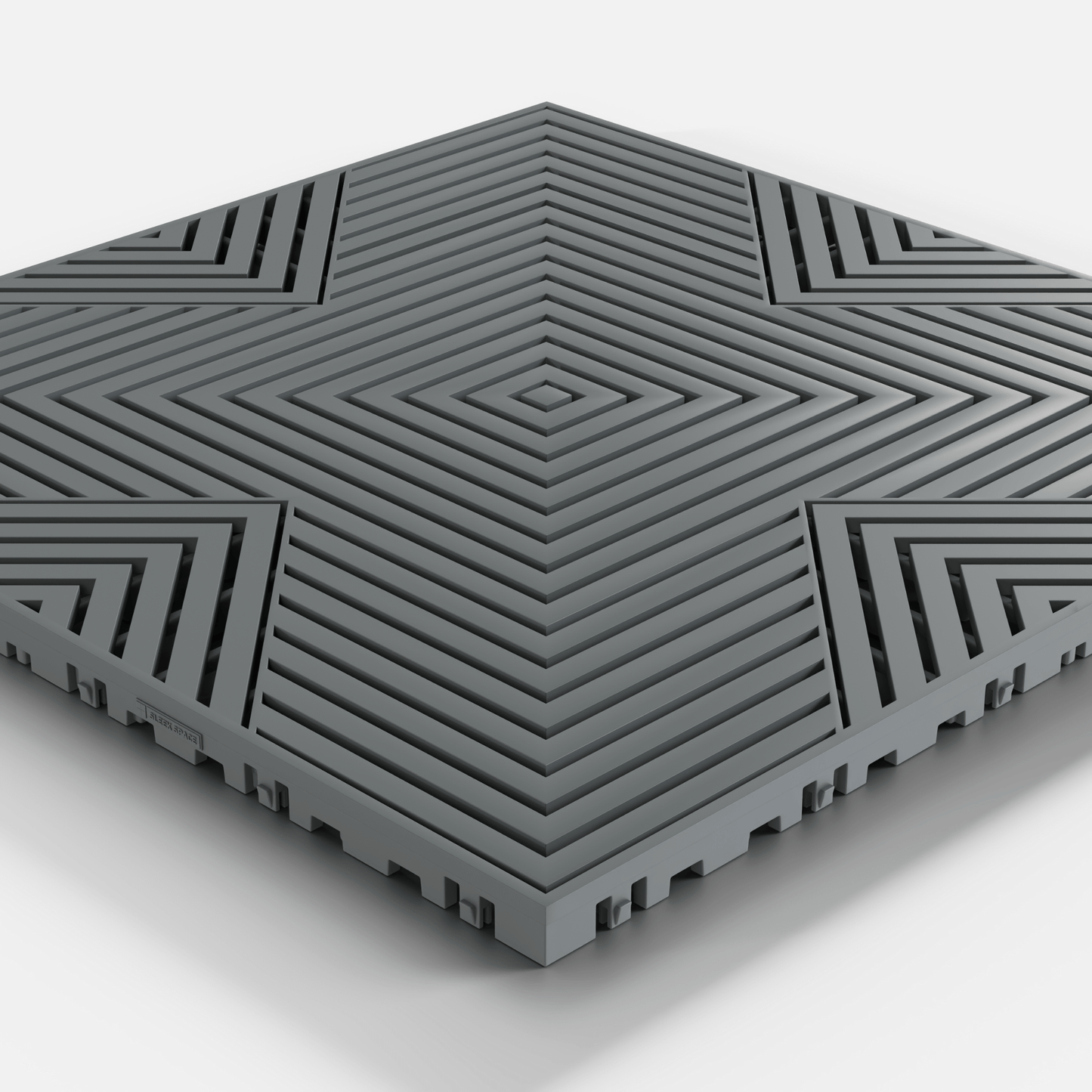 ULTRACORE Garage Floor Tile, Space Grey (16-Pack)