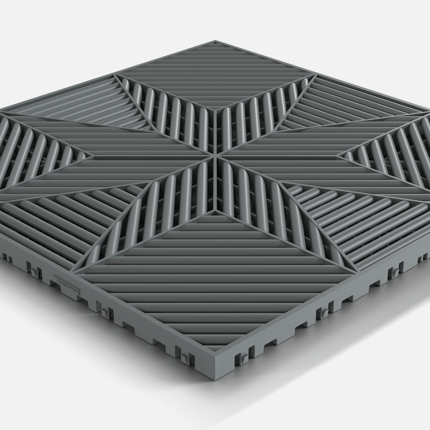 ULTRAFLUX Garage Floor Tile, Space Grey (16-Pack)