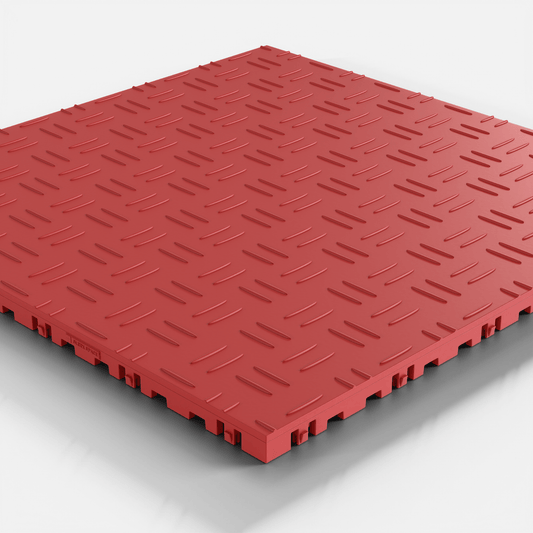ULTRATUFF Garage Floor Tile, Crimson Red (16-Pack)