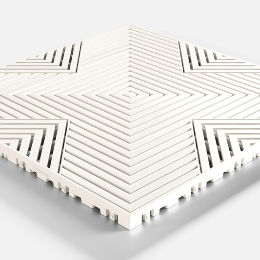 ULTRACORE Garage Floor Tile, Alpine White (16-Pack)