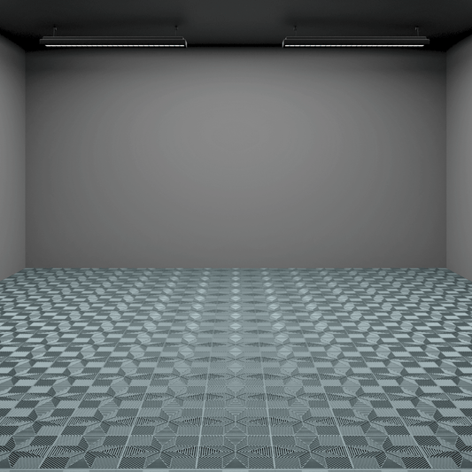 ULTRAFLUX Garage Floor Tile, Space Grey (16-Pack)