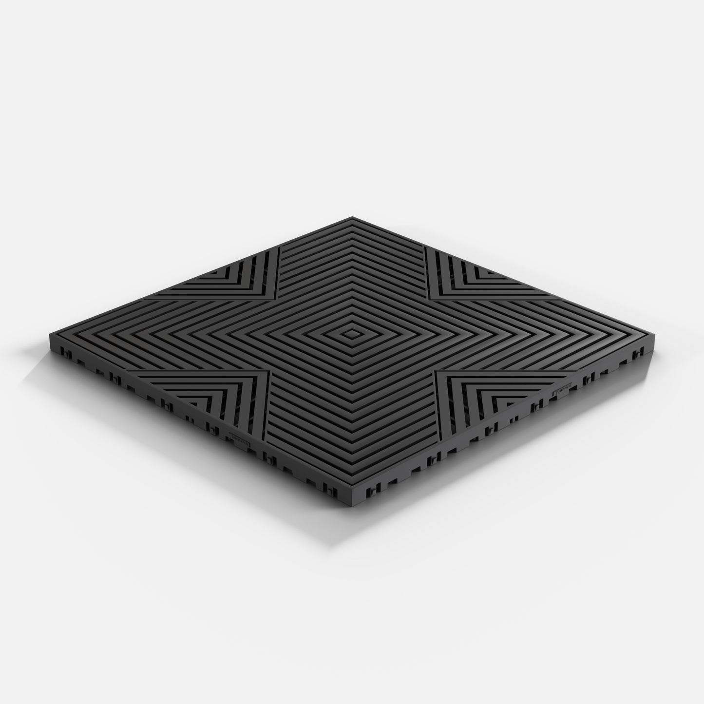 ULTRACORE Garage Floor Tile, Jet Black (16-Pack)