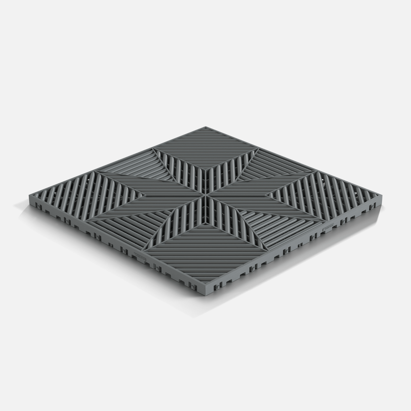 ULTRAFLUX Garage Floor Tile, Space Grey (16-Pack)