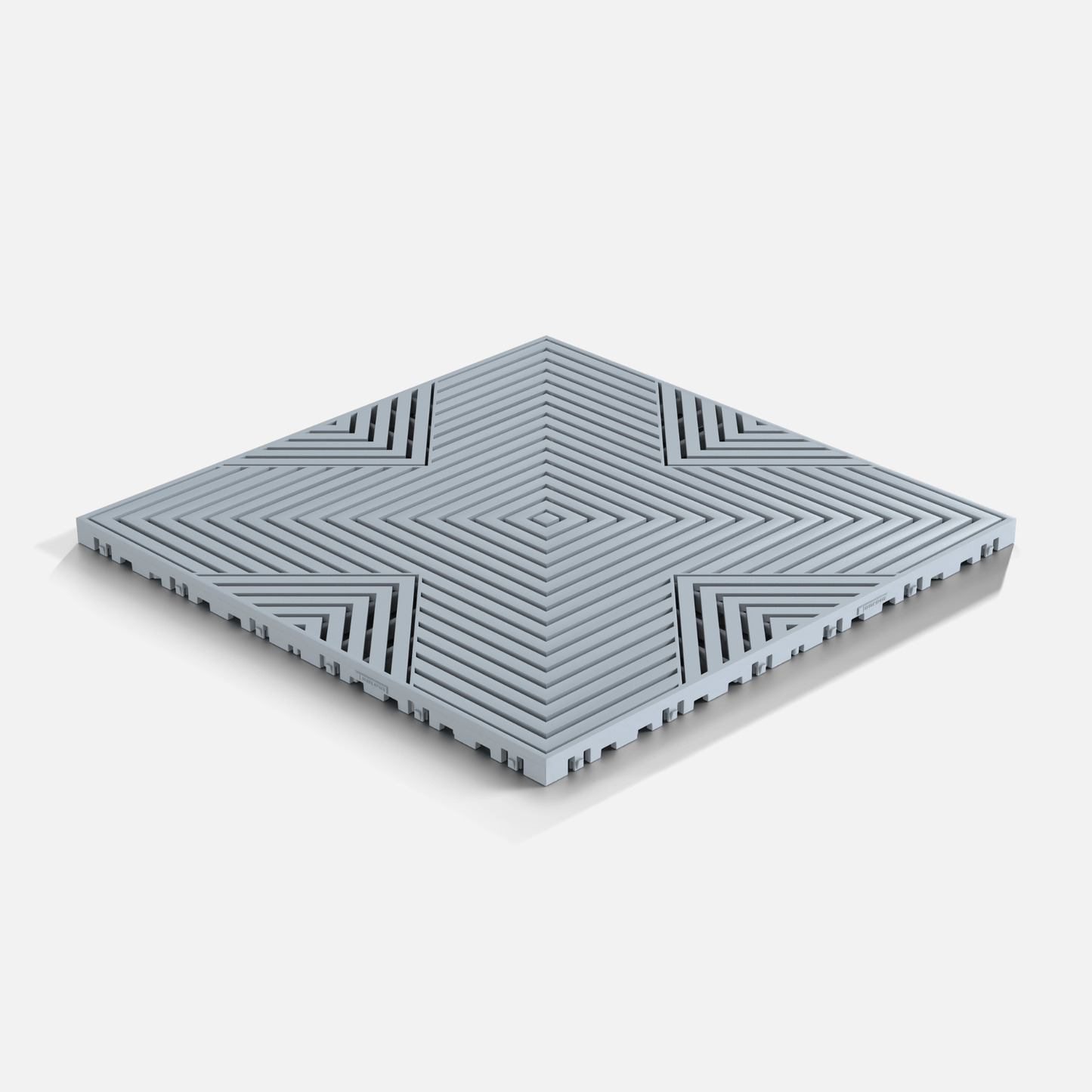 ULTRACORE Garage Floor Tile, Silver Grey (16-Pack)