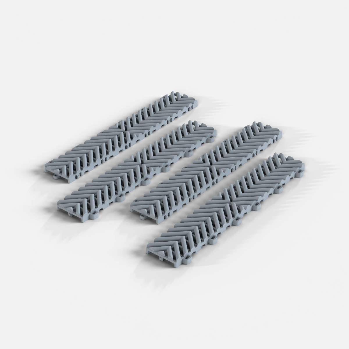 Sleek Space interlocking garage floor tile close-up