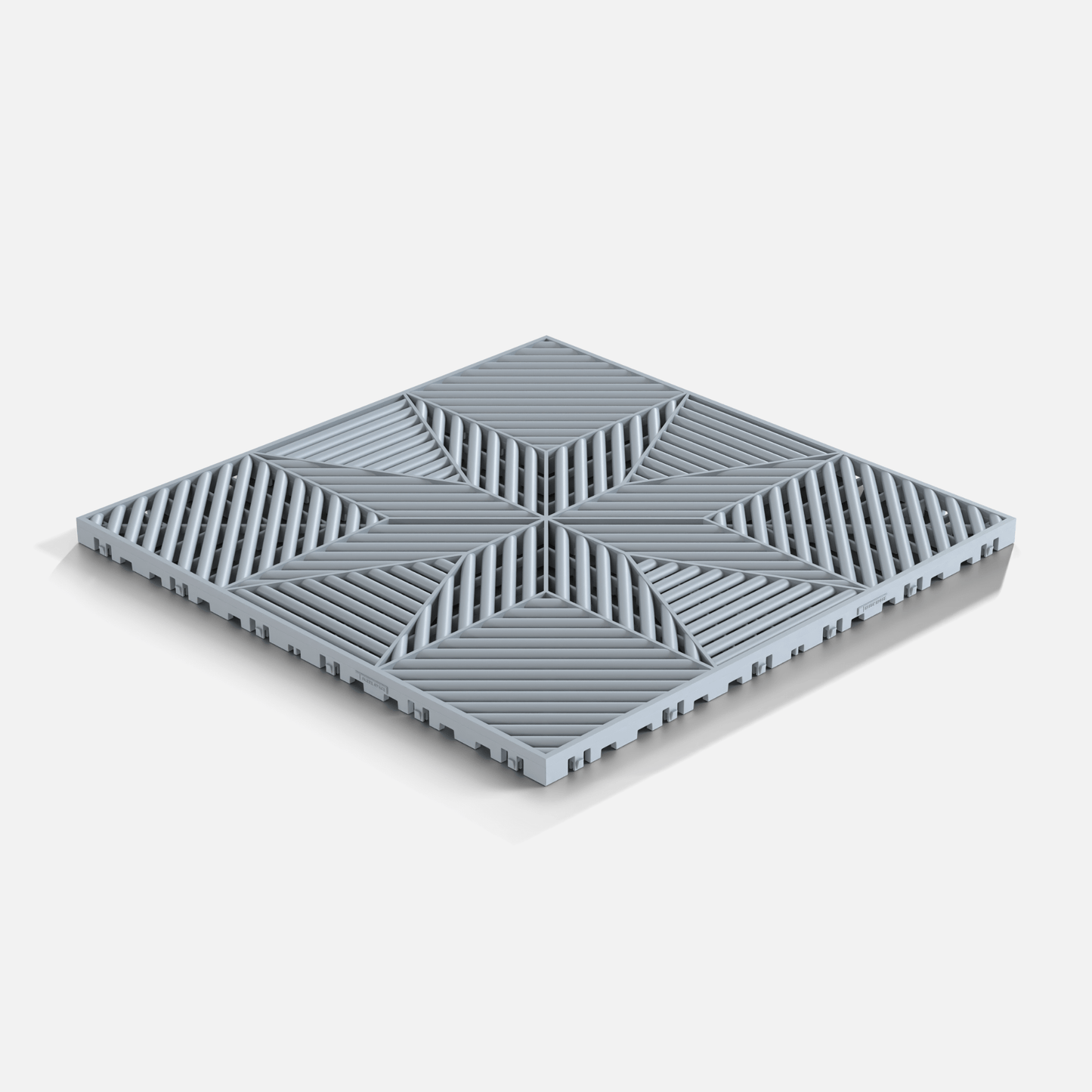 ULTRAFLUX Garage Floor Tile, Silver Grey (16-Pack)