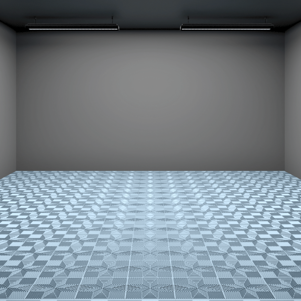 ULTRAFLUX Garage Floor Tile, Silver Grey (16-Pack)