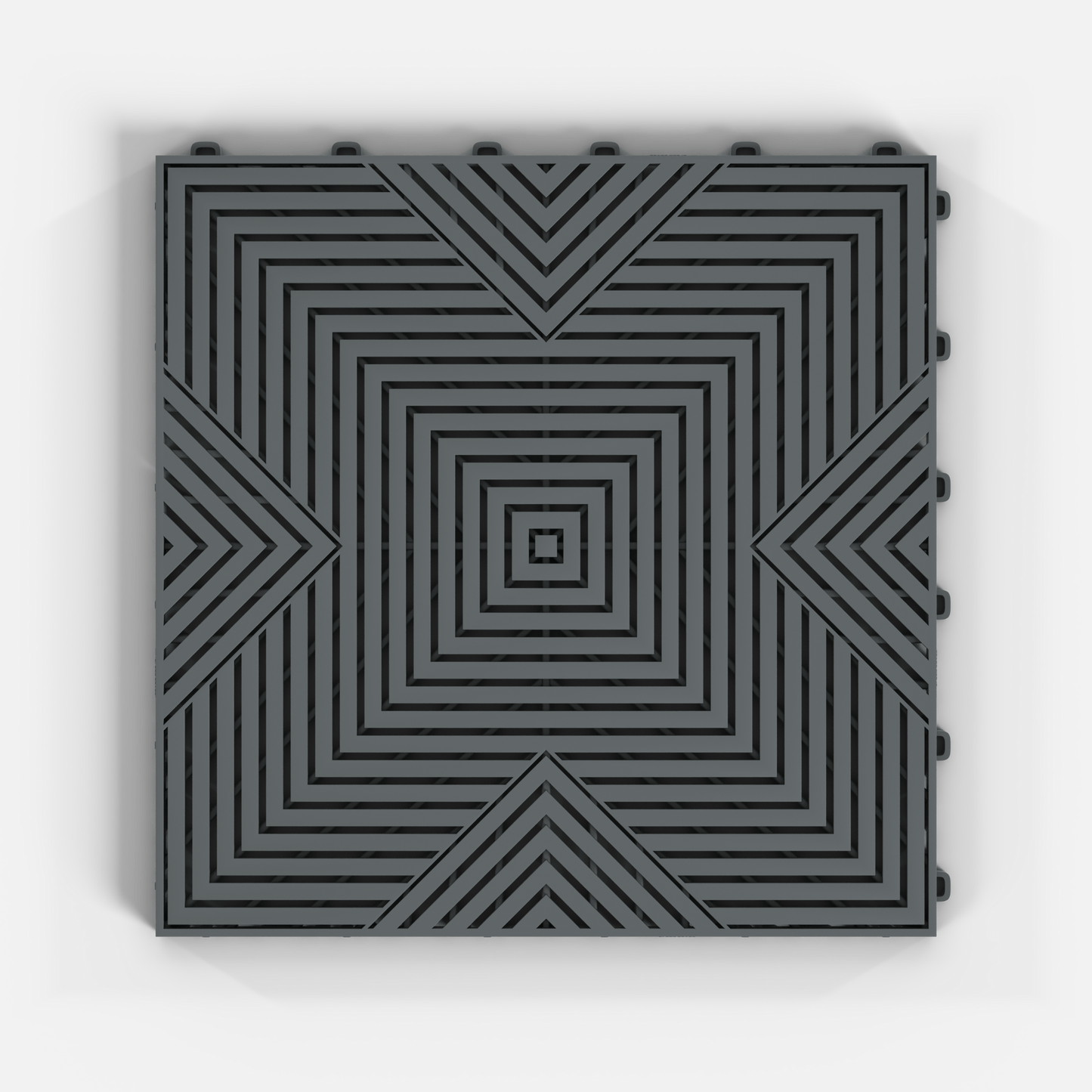 ULTRACORE Garage Floor Tile, Space Grey (16-Pack)