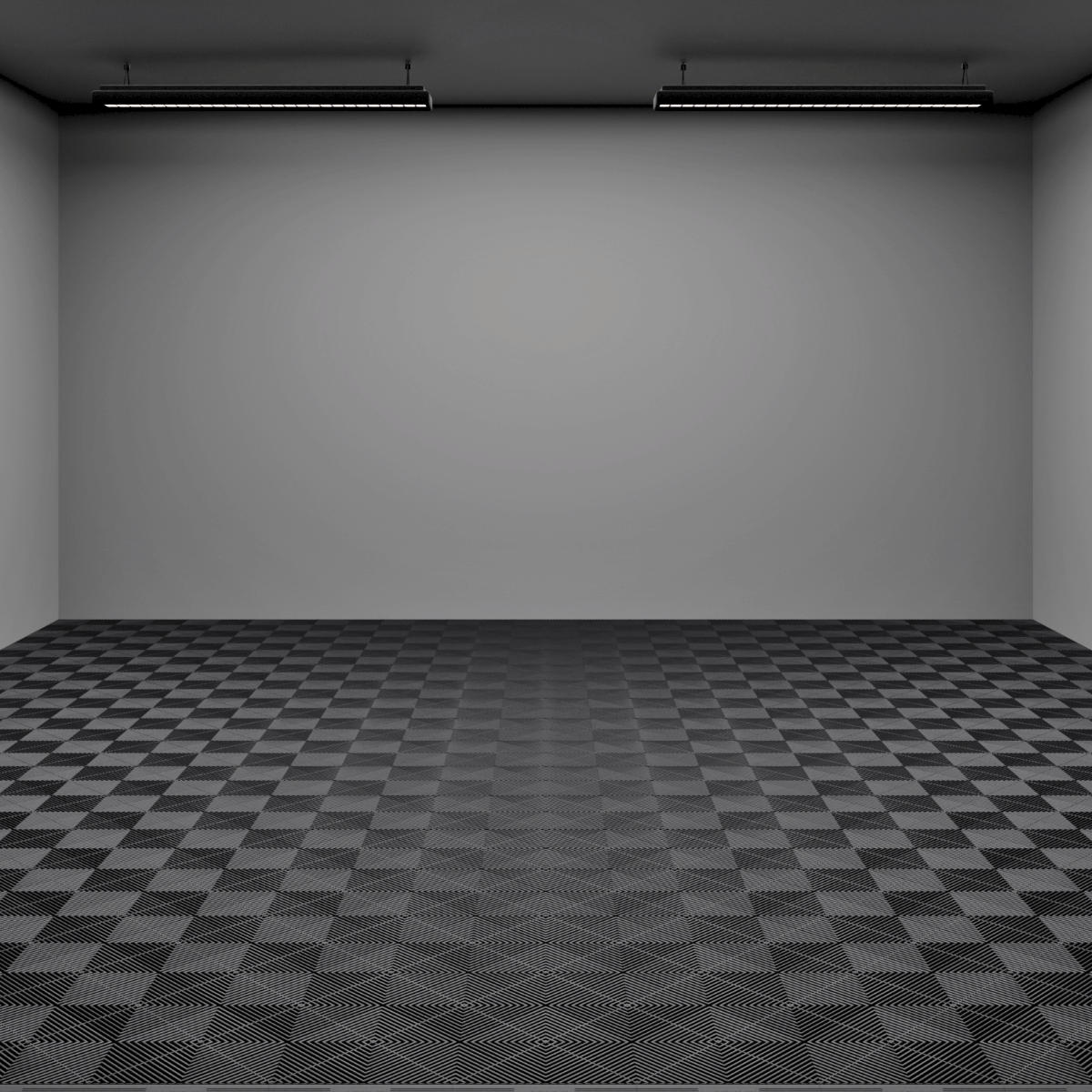 ULTRAGRID Tiles Double Garage Floor Kit 6x6M, Single Colour