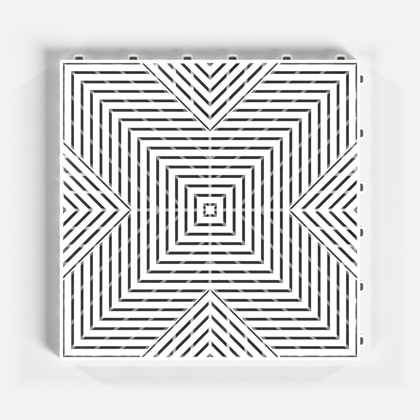 ULTRACORE Garage Floor Tile, Alpine White (16-Pack)