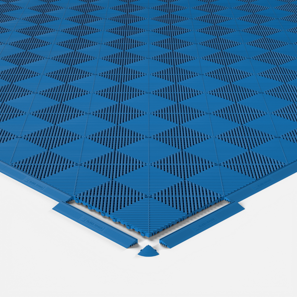 ULTRAGRID Garage Floor Tile, Riviera Blue (16-Pack)