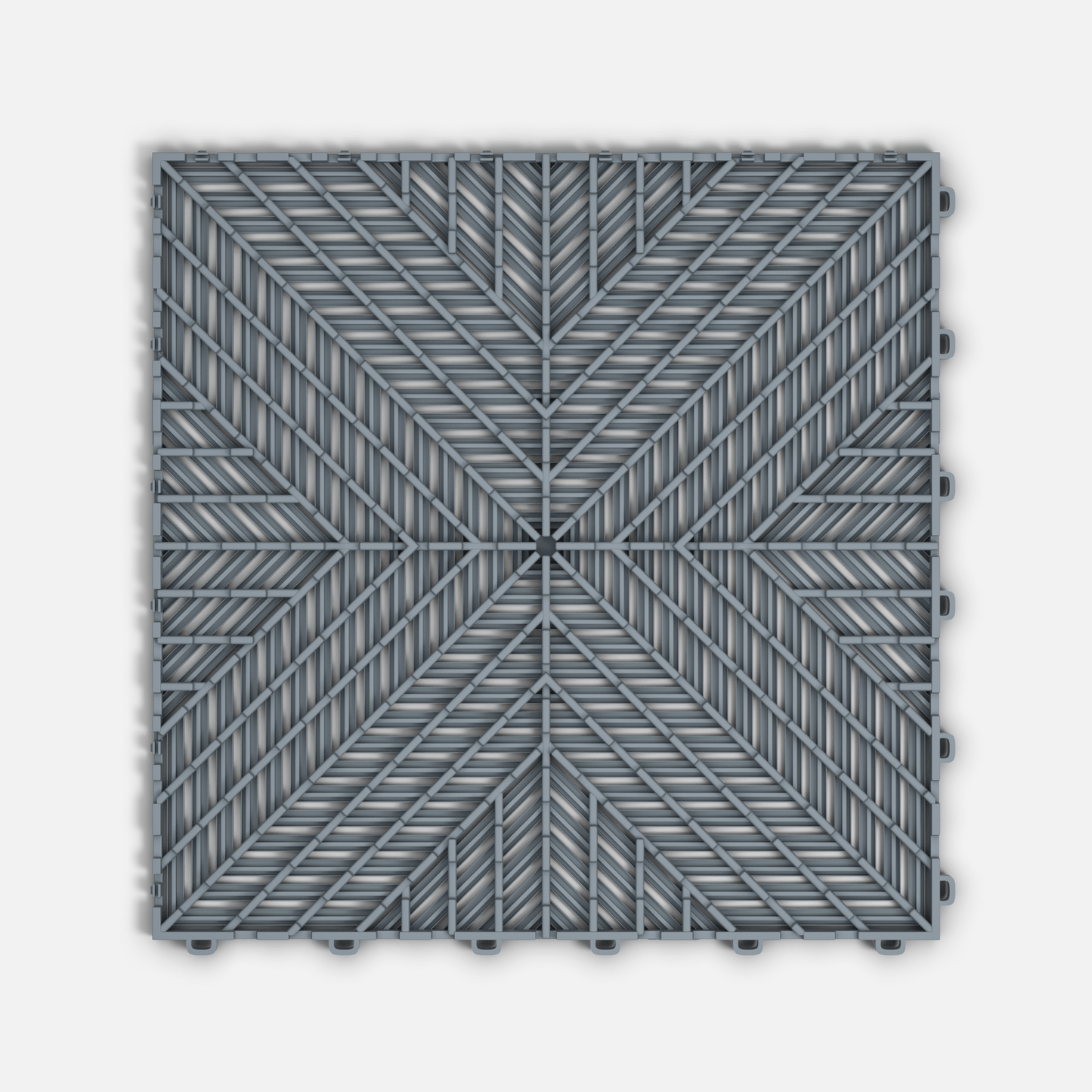 ULTRACORE Garage Floor Tile, Silver Grey (16-Pack)