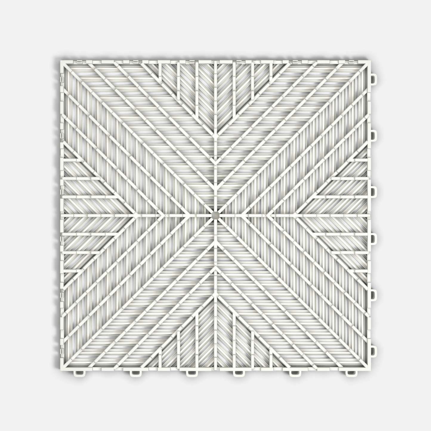 ULTRACORE Garage Floor Tile, Alpine White (16-Pack)