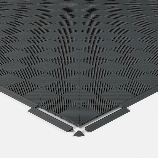 ULTRAGRID Garage Floor Tile, Space Grey (16-Pack)