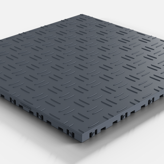 ULTRATUFF Garage Floor Tile, Abyss Blue (16-Pack)