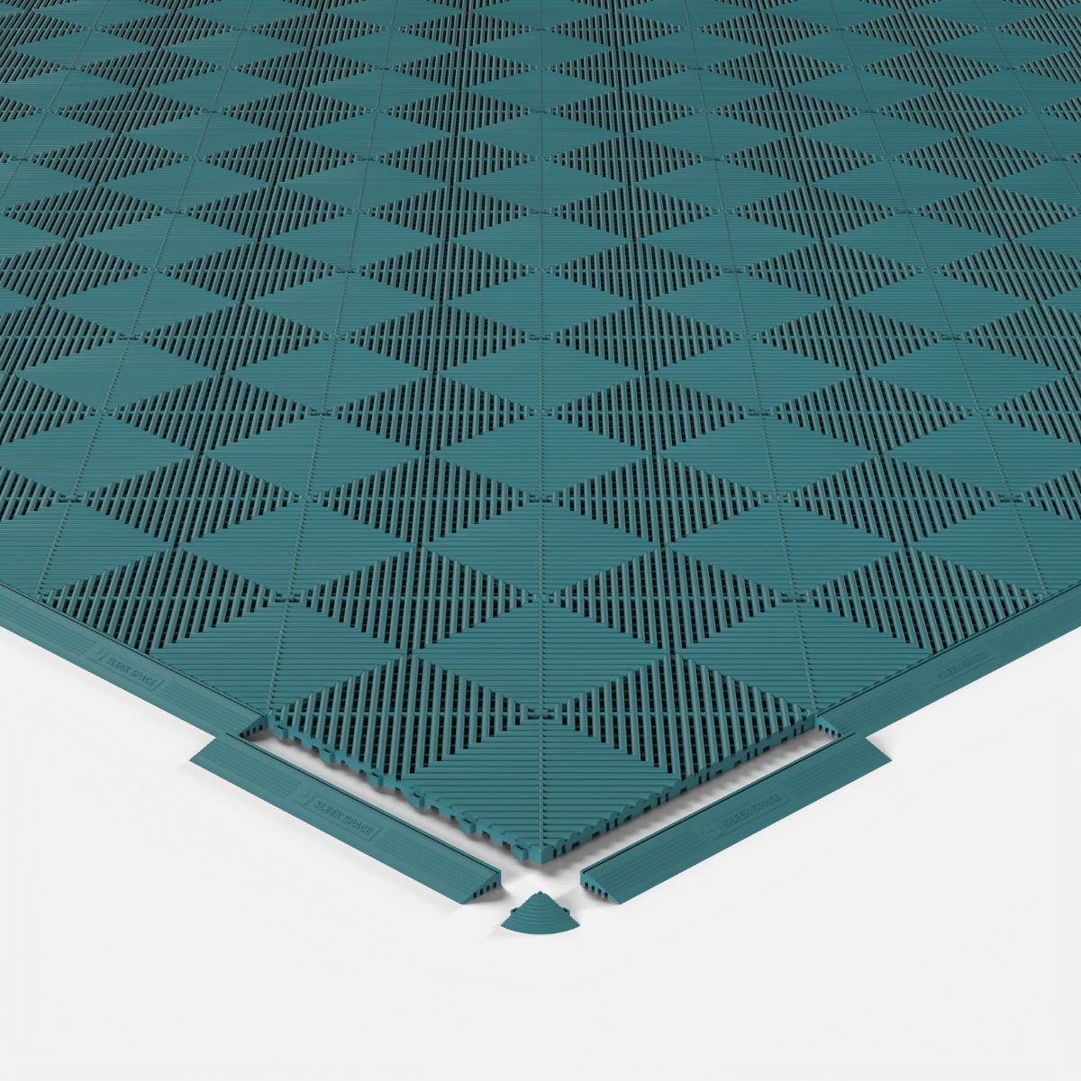 ULTRAGRID Garage Floor Tile, Turbo Teal (16-Pack)