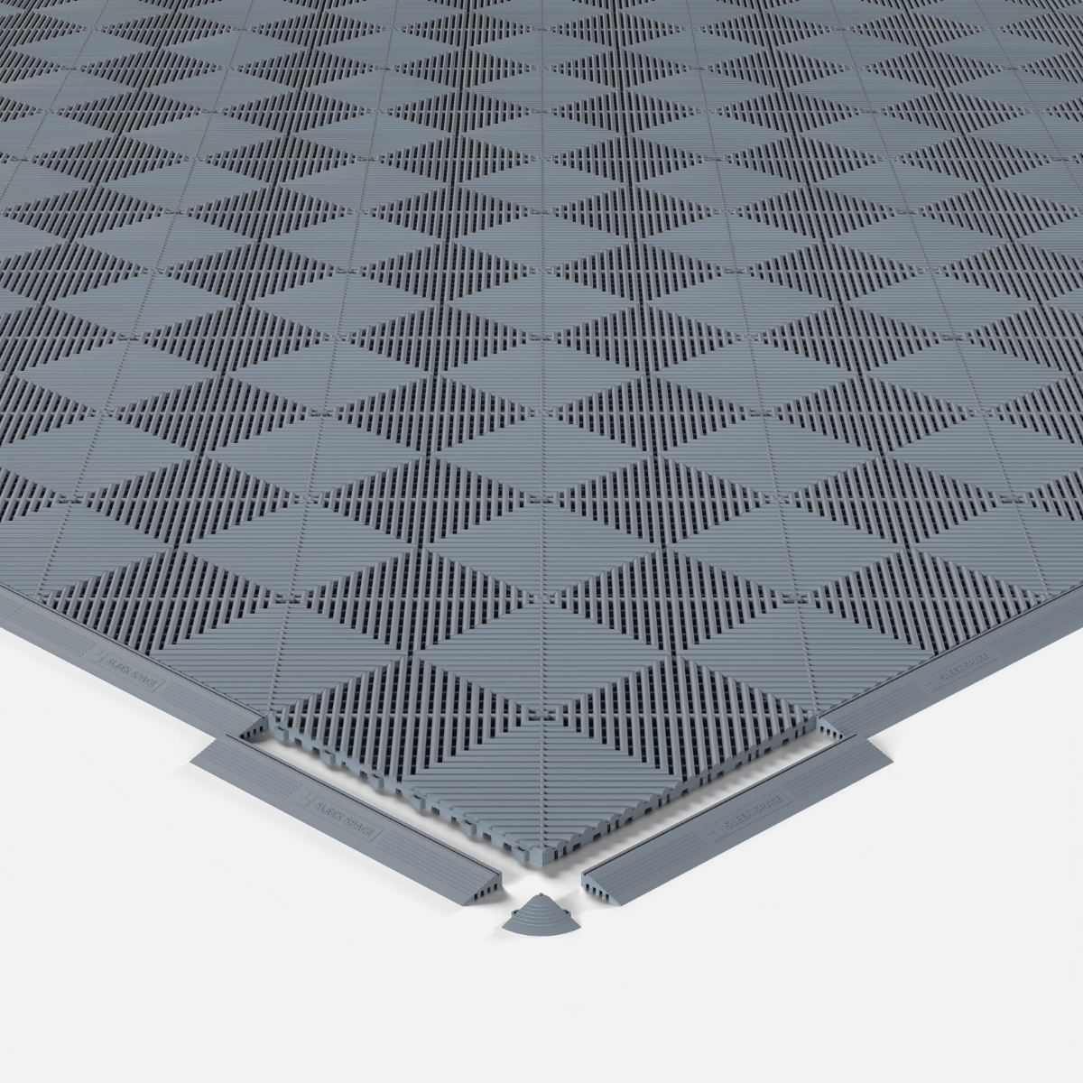 ULTRAGRID Garage Floor Tile, Silver Grey (16-Pack)