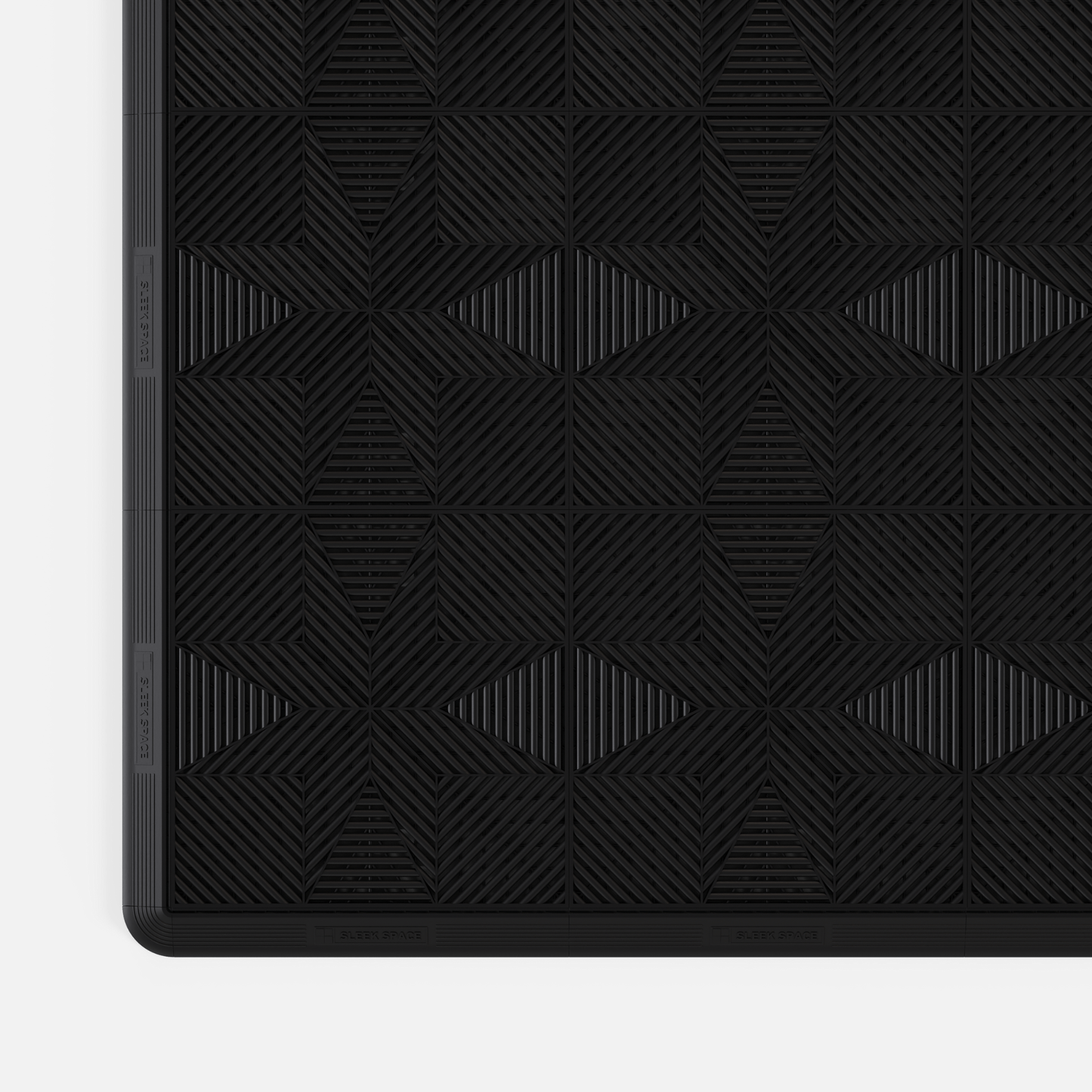 ULTRAFLUX Garage Floor Tile, Jet Black (16-Pack)