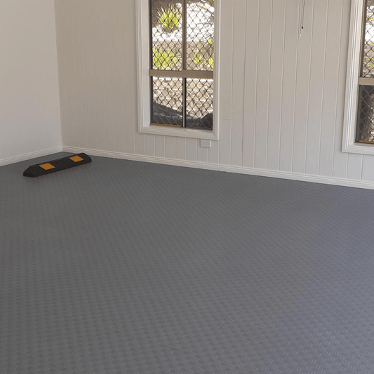 ULTRATUFF Garage Floor Tile, Silver Grey (16-Pack)