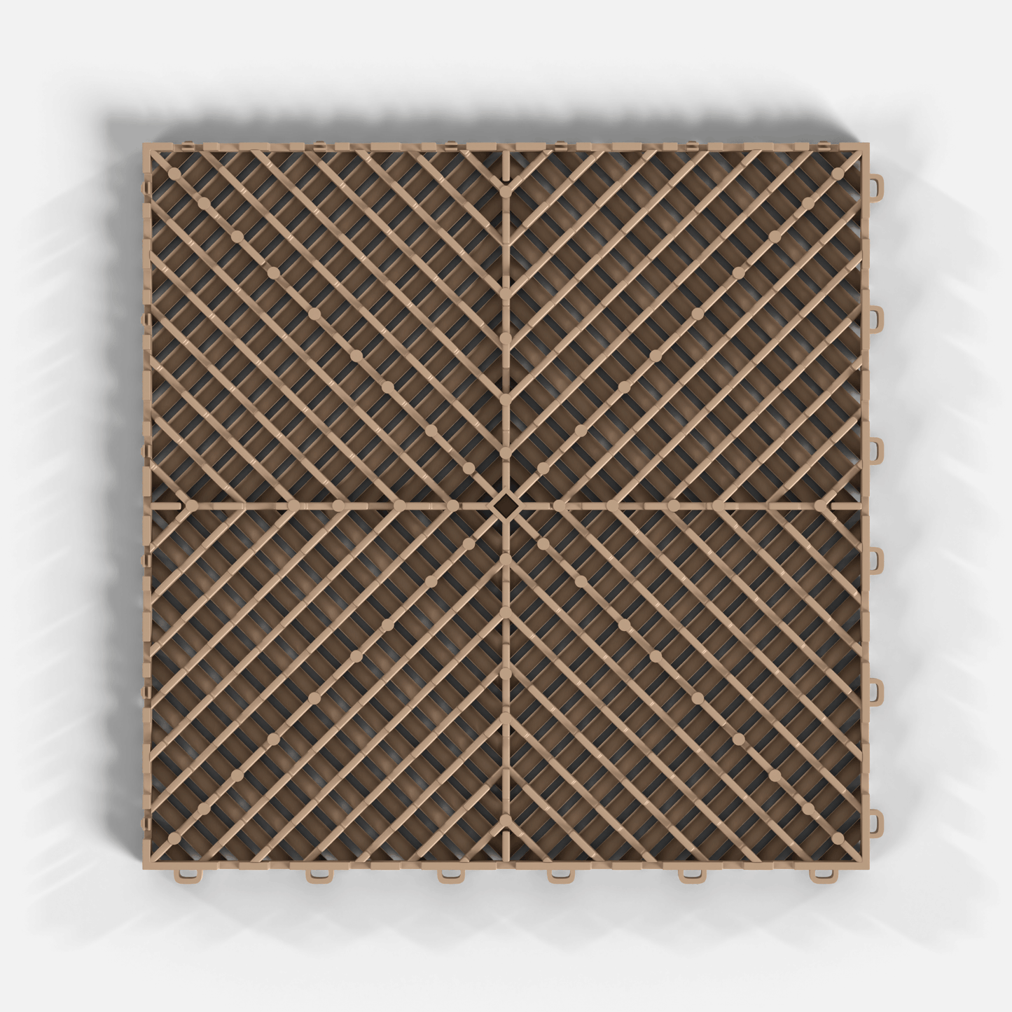 ULTRAGRID Garage Floor Tile, Stone Beige (16-Pack)