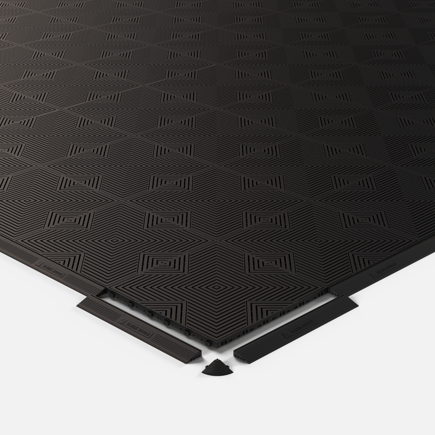 ULTRACORE Garage Floor Tile, Jet Black (16-Pack)