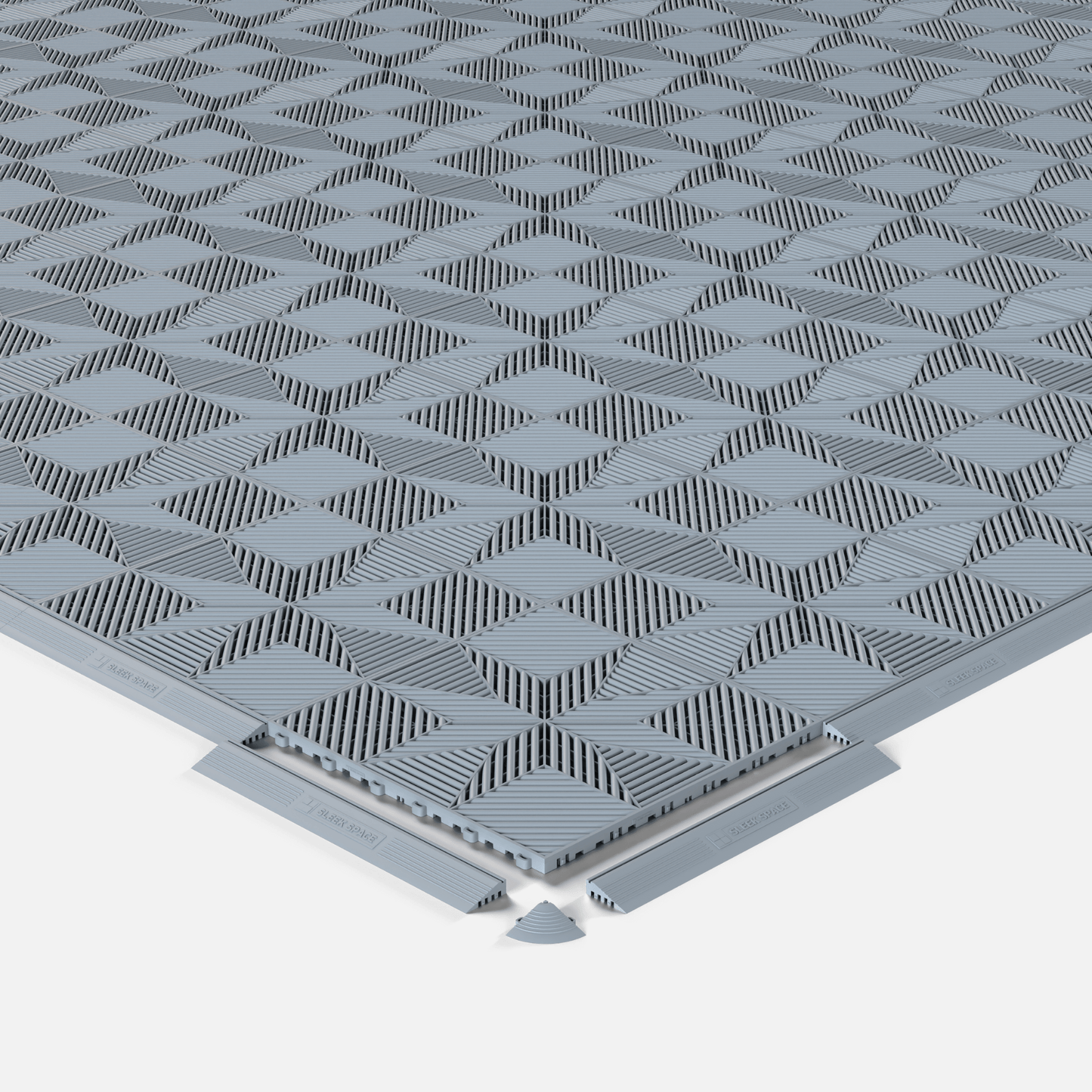 ULTRAFLUX Garage Floor Tile, Silver Grey (16-Pack)