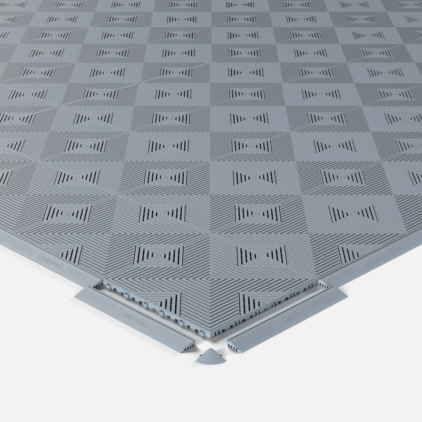 ULTRACORE Garage Floor Tile, Silver Grey (16-Pack)