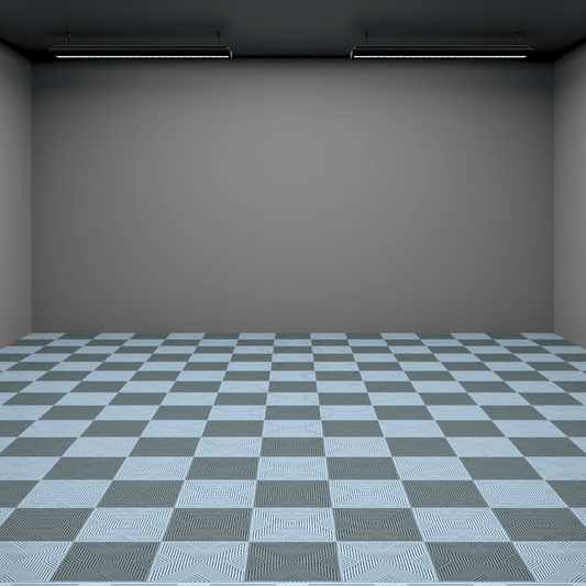 ULTRACORE Double Garage Floor Kit, Chequer