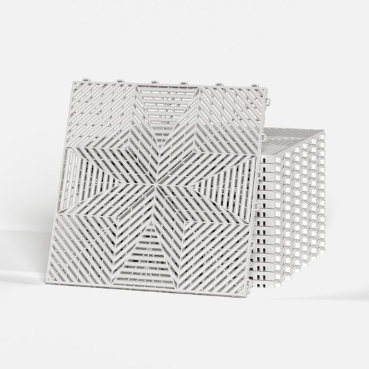 ULTRAFLUX Garage Floor Tile, Alpine White (16-Pack)