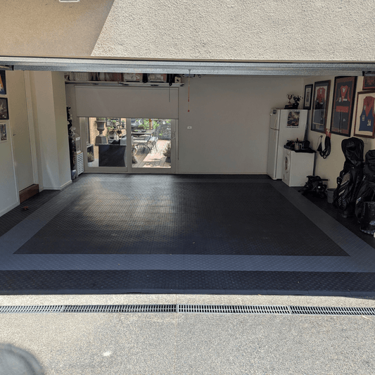 ULTRATUFF Garage Floor Tile, Jet Black (16-Pack)