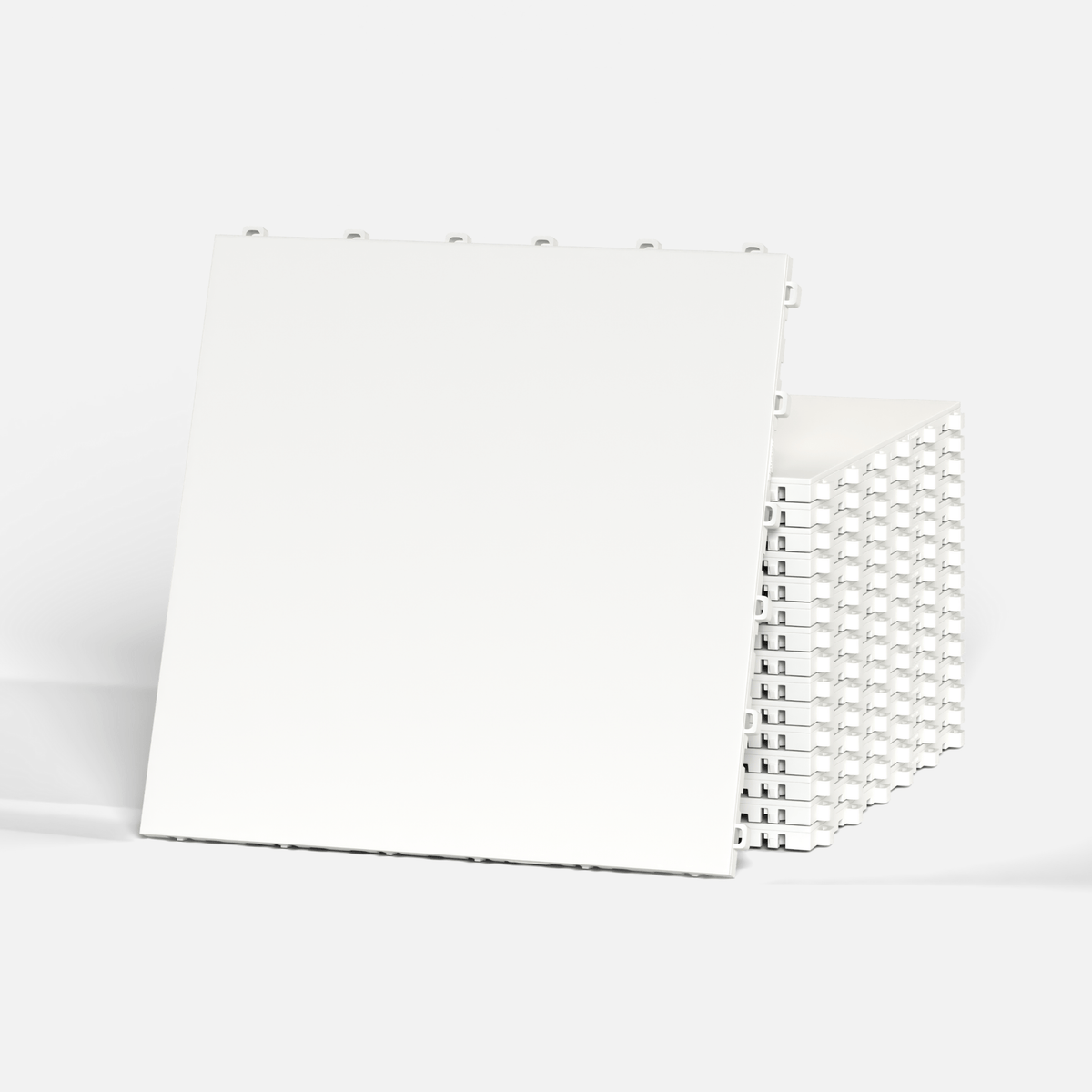 Sleek Space office supplies interlocking tile pattern