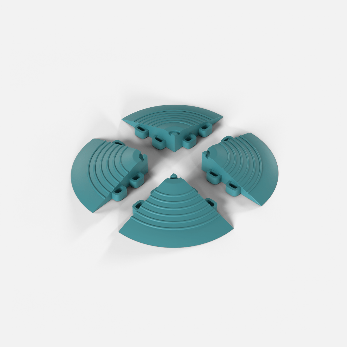 ULTRAEDGE Ramps, Turbo Teal (4PK)