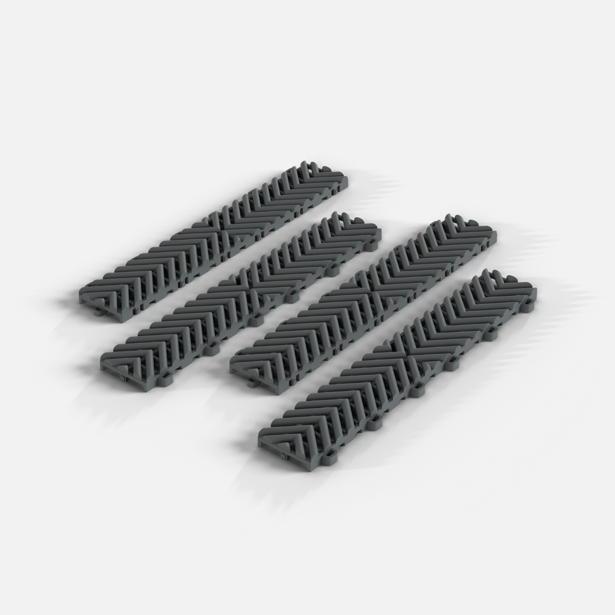 Sleek Space interlocking garage floor tile close-up