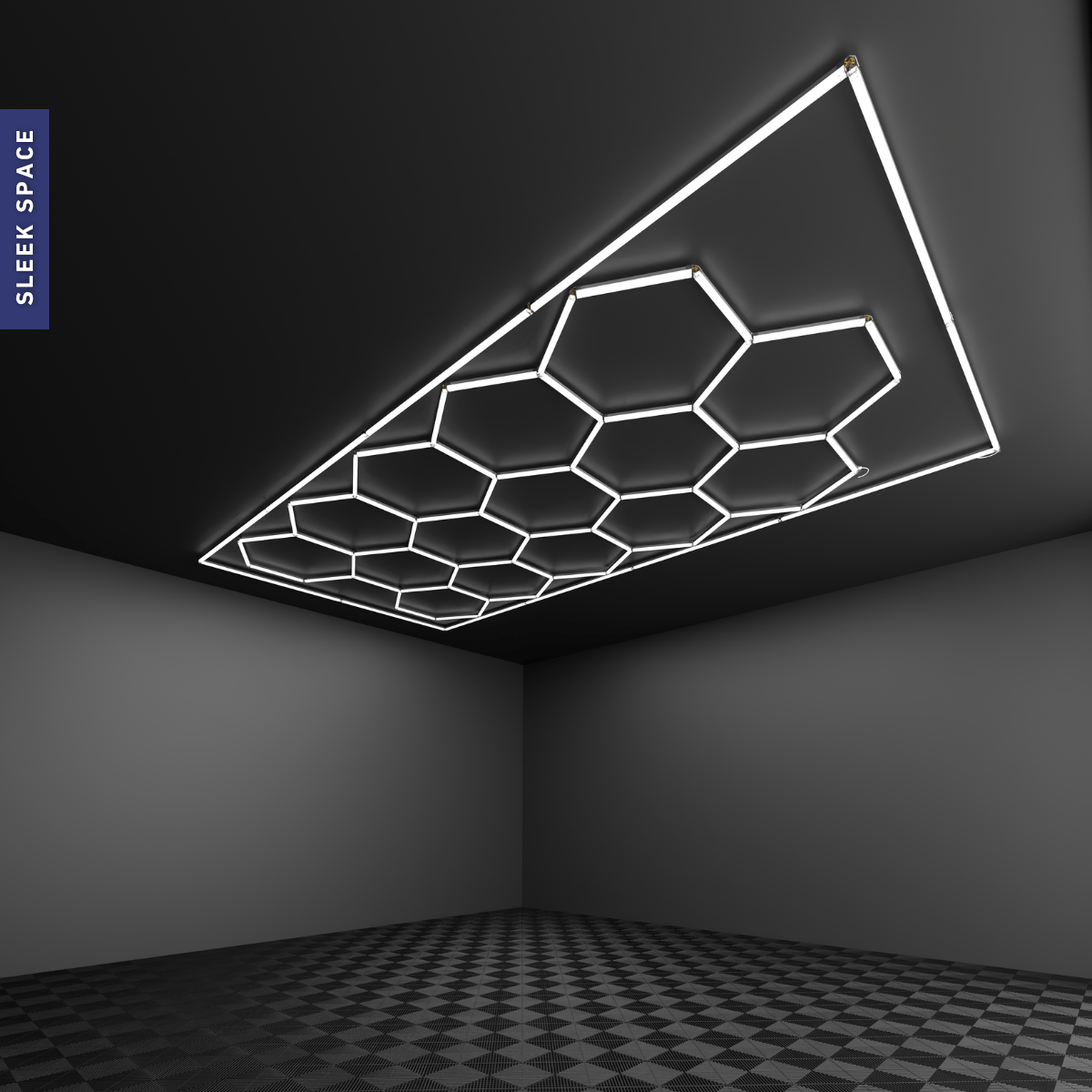 15-Grid Small Hexagon Light (4.8x2.4m, 552W)