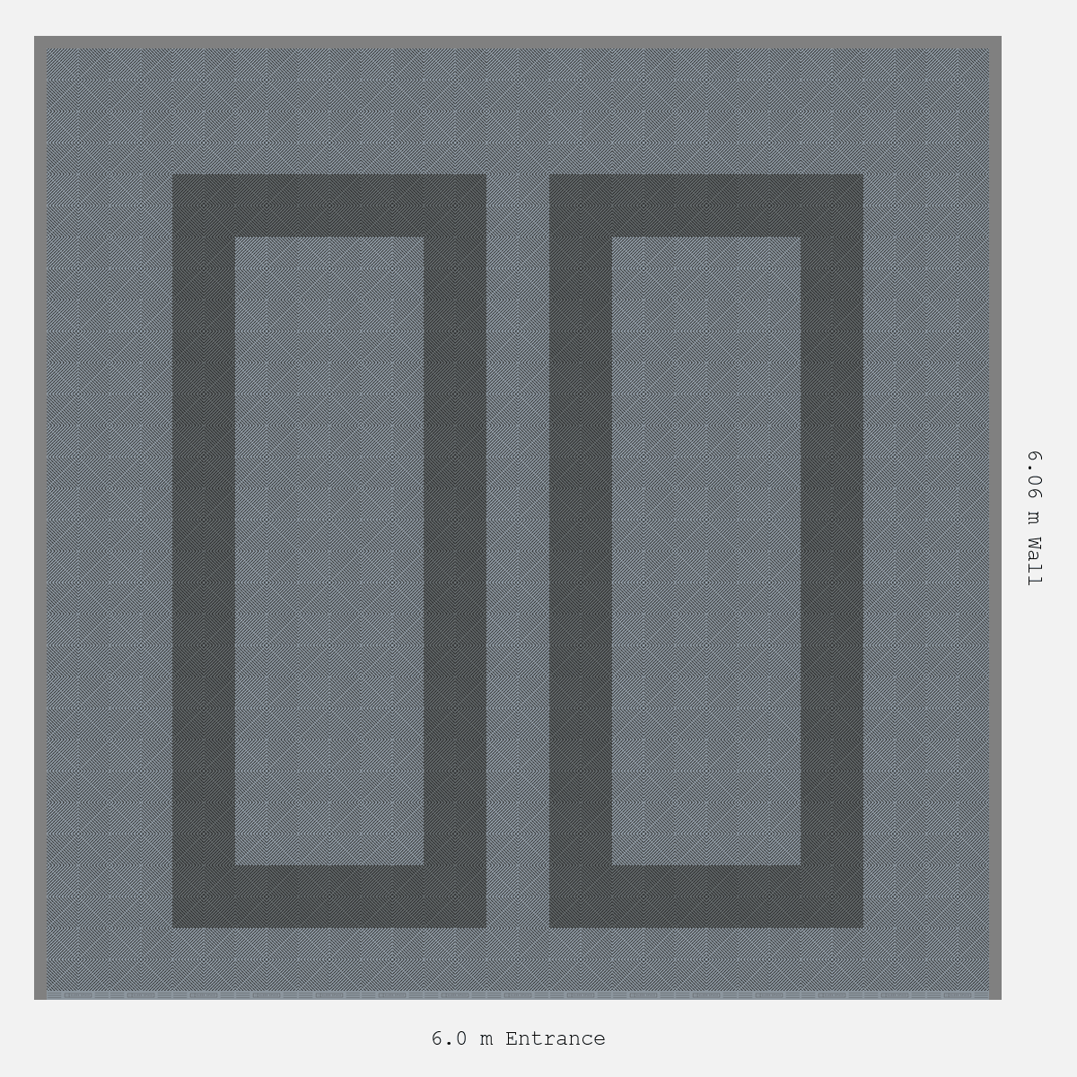 ULTRAGRID Parking Bay Plain Infill Design Base: Silver Grey - Outline: Space Grey - Infill: Silver Grey