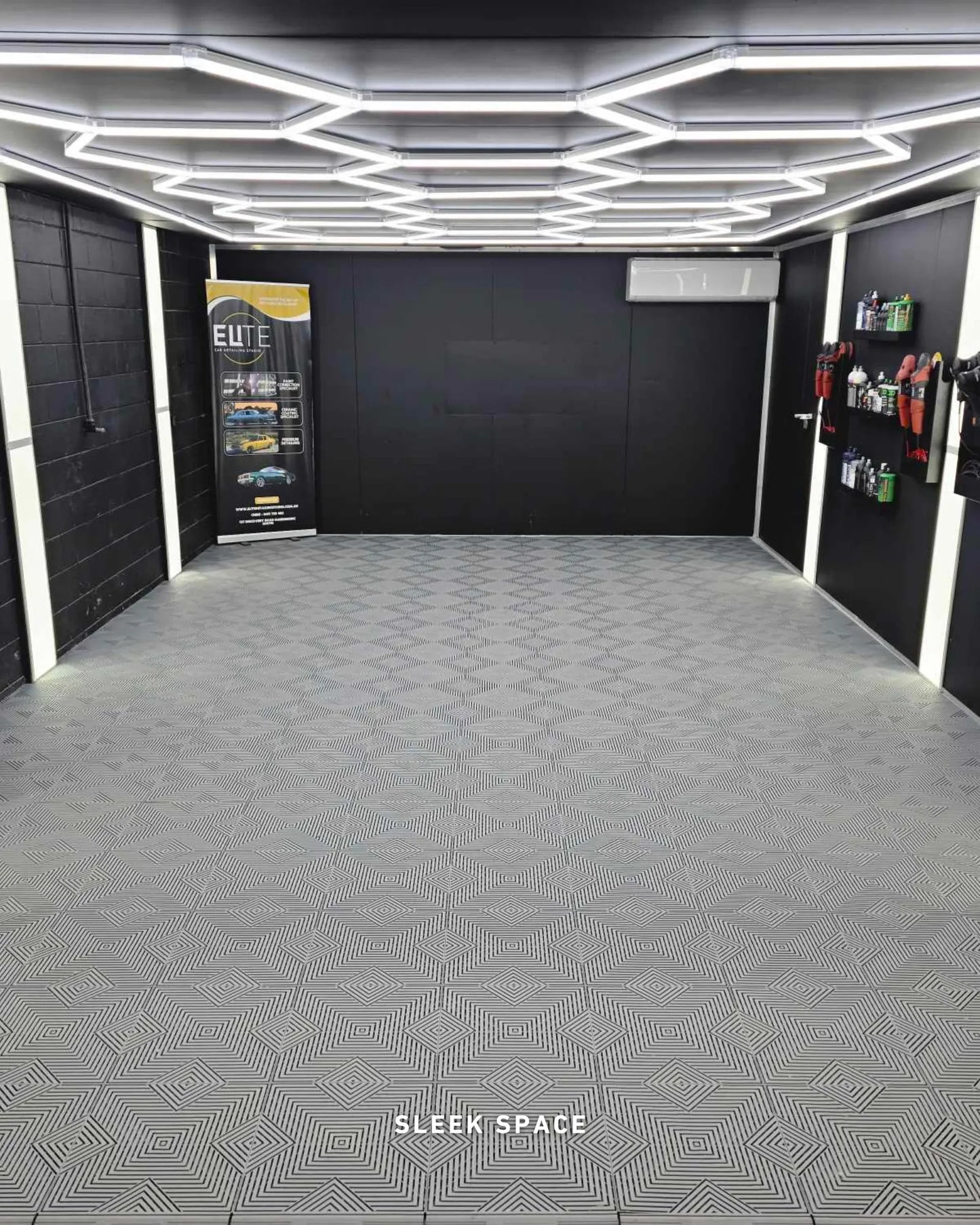 ULTRACORE Garage Floor Tile, Silver Grey (16-Pack)