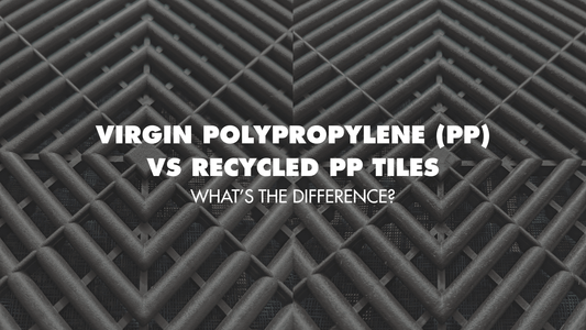 Virgin Polypropylene vs Recycled PP Tiles: What the Material Means for Your Garage Floor