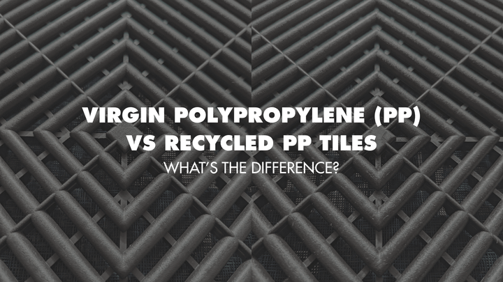 Virgin Polypropylene vs Recycled PP Tiles: What the Material Means for Your Garage Floor
