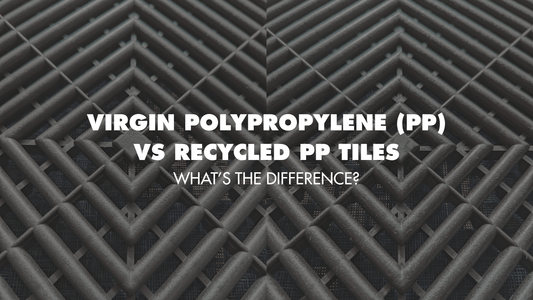 Virgin Polypropylene vs Recycled PP Tiles: What the Material Means for Your Garage Floor