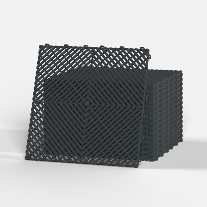 ULTRAGRID Garage Floor Tile, Stealth Grey (16-Pack)