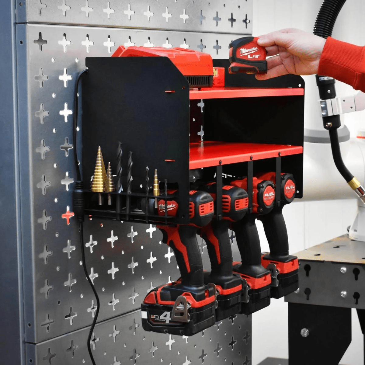Cordless power tool storage hotsell