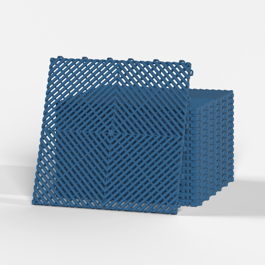 ULTRAGRID Garage Floor Tile, Aero Blue (16-Pack)