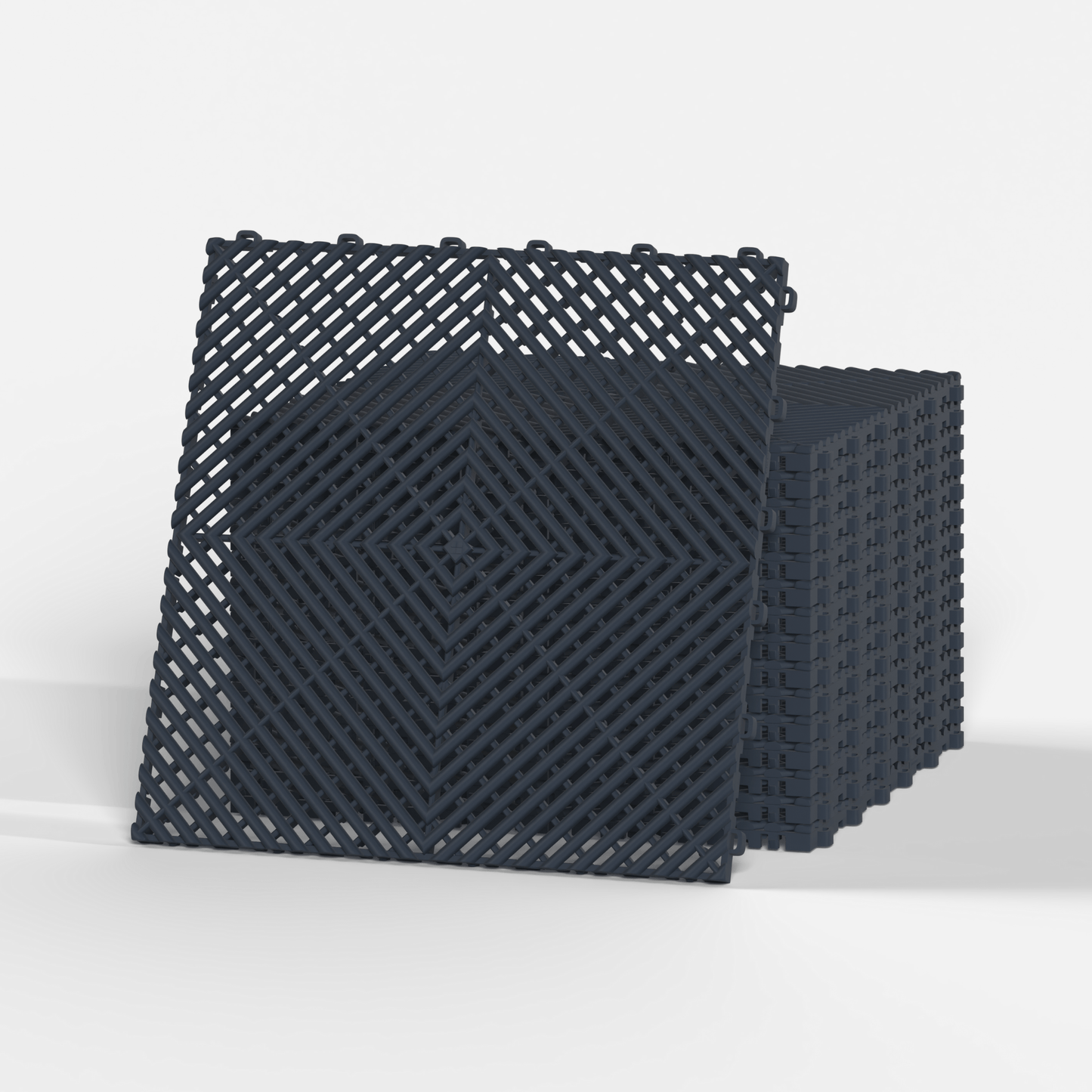 ULTRAGRID Garage Floor Tile, Abyss Blue (16-Pack)