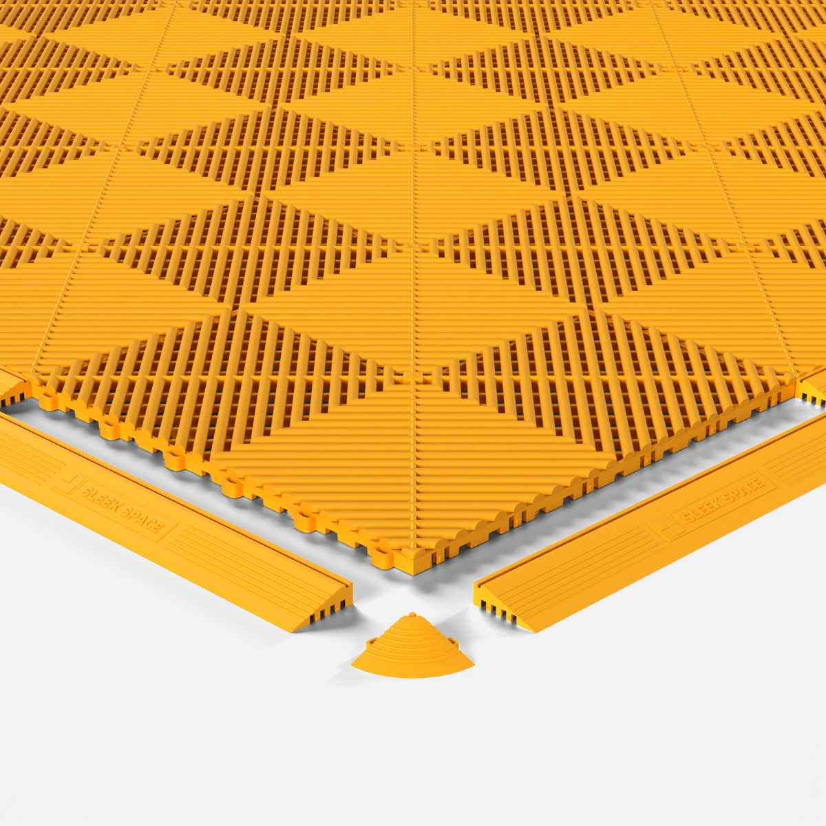 ULTRAGRID Garage Floor Tile, Speed Yellow (16-Pack)