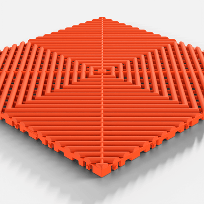 ULTRAGRID Garage Floor Tile, Lava Orange (16-Pack)