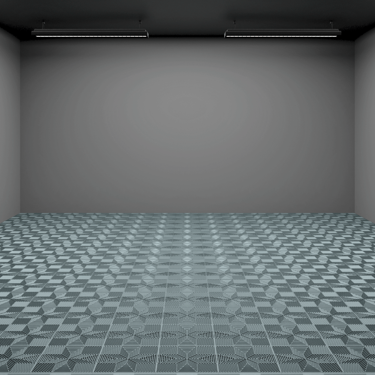 ULTRAFLUX Garage Floor Tile, Space Grey (16-Pack)