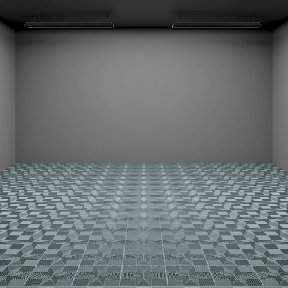 ULTRAFLUX Garage Floor Tile, Space Grey (16-Pack)