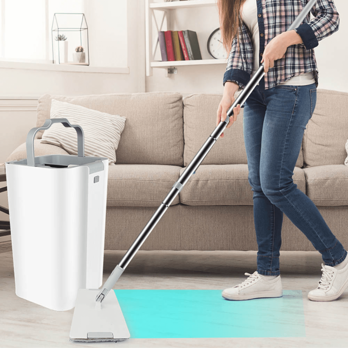 ULTRAMOP-X Microfibre Flat Mop & Bucket Set