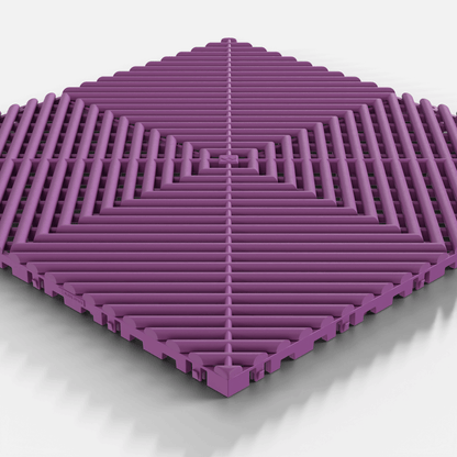 ULTRAGRID Garage Floor Tile, Phantom Purple (16-PK)
