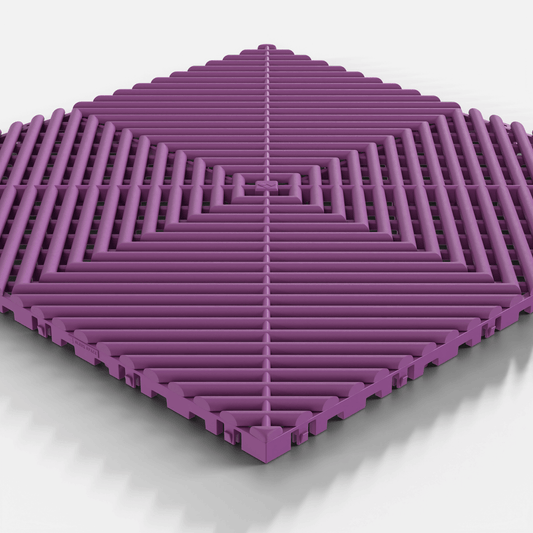 ULTRAGRID Garage Floor Tile, Phantom Purple (16-PK)